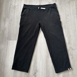 Polo Ralph Lauren Men's 2XL Black Sweatpants Drawstring Hem Pony